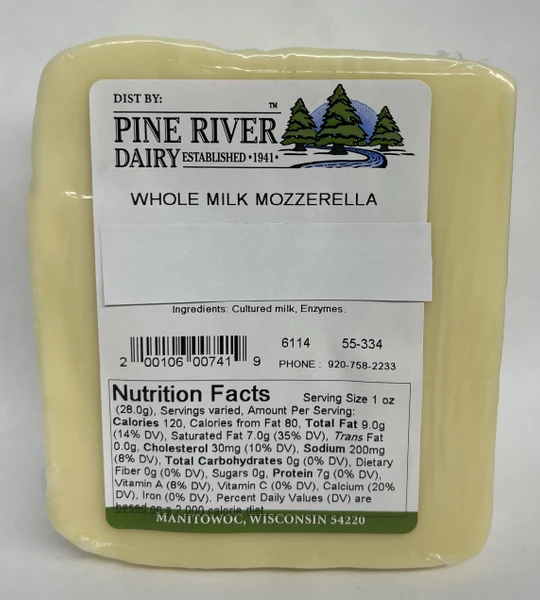 Whole Milk Mozzarella Cheese