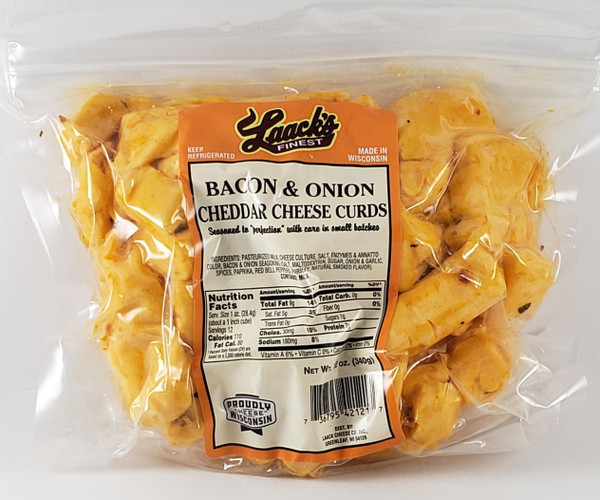 Bacon & Onion Cheddar Cheese Curds
