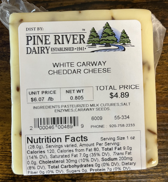 Mild White Cheddar with Caraway