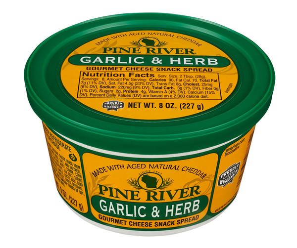 Pine River Shelf Stable Garlic & Herb Snack Spread