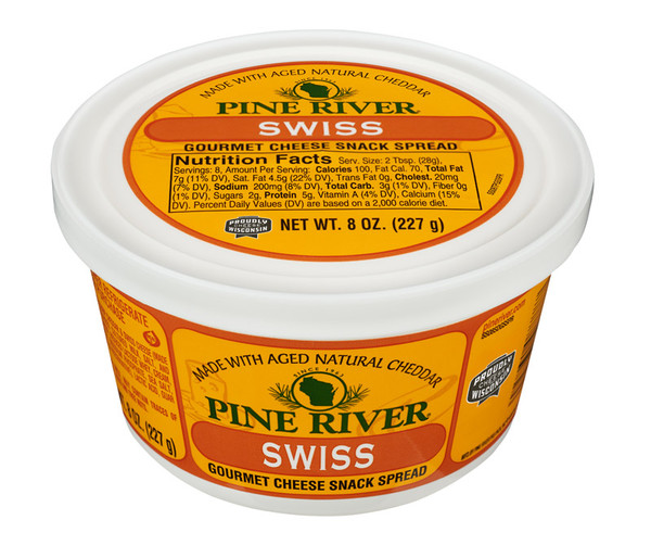 Pine River Shelf Stable Swiss Snack Spread