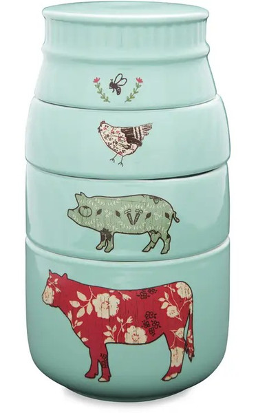 Stackable Measuring Cups - Farm Animals