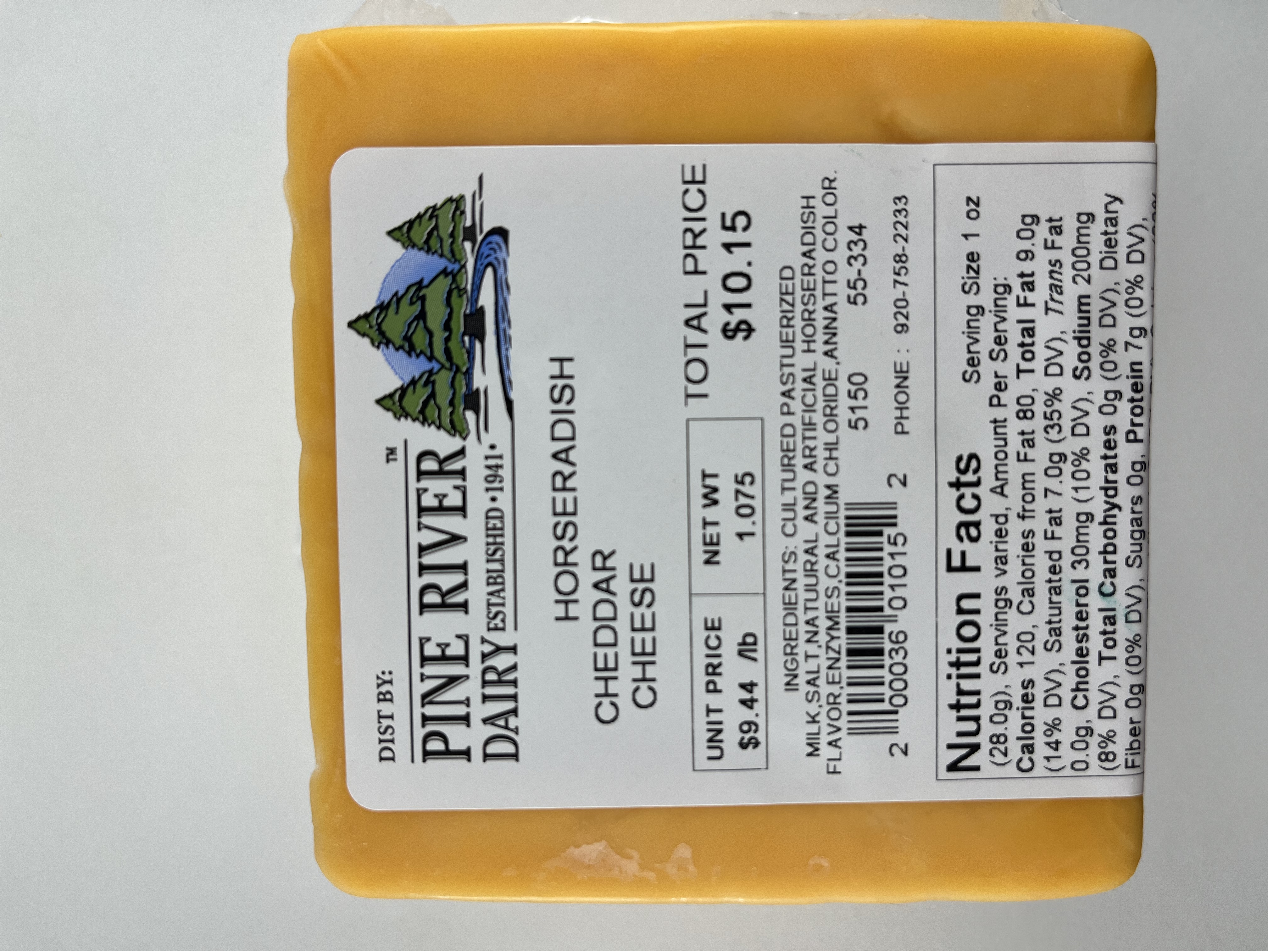 Horseradish Cheddar Cheese