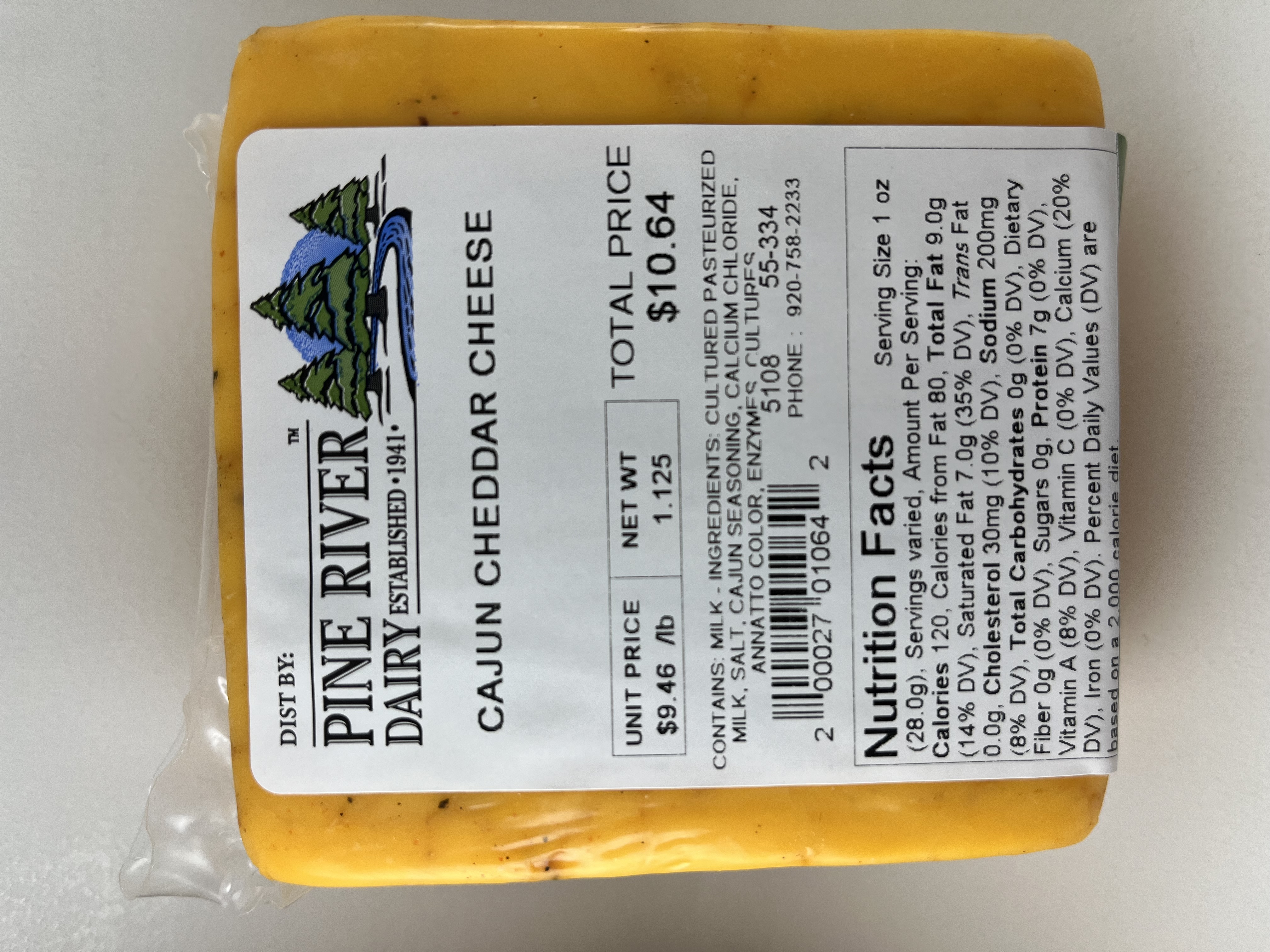 Cajun Cheddar Cheese