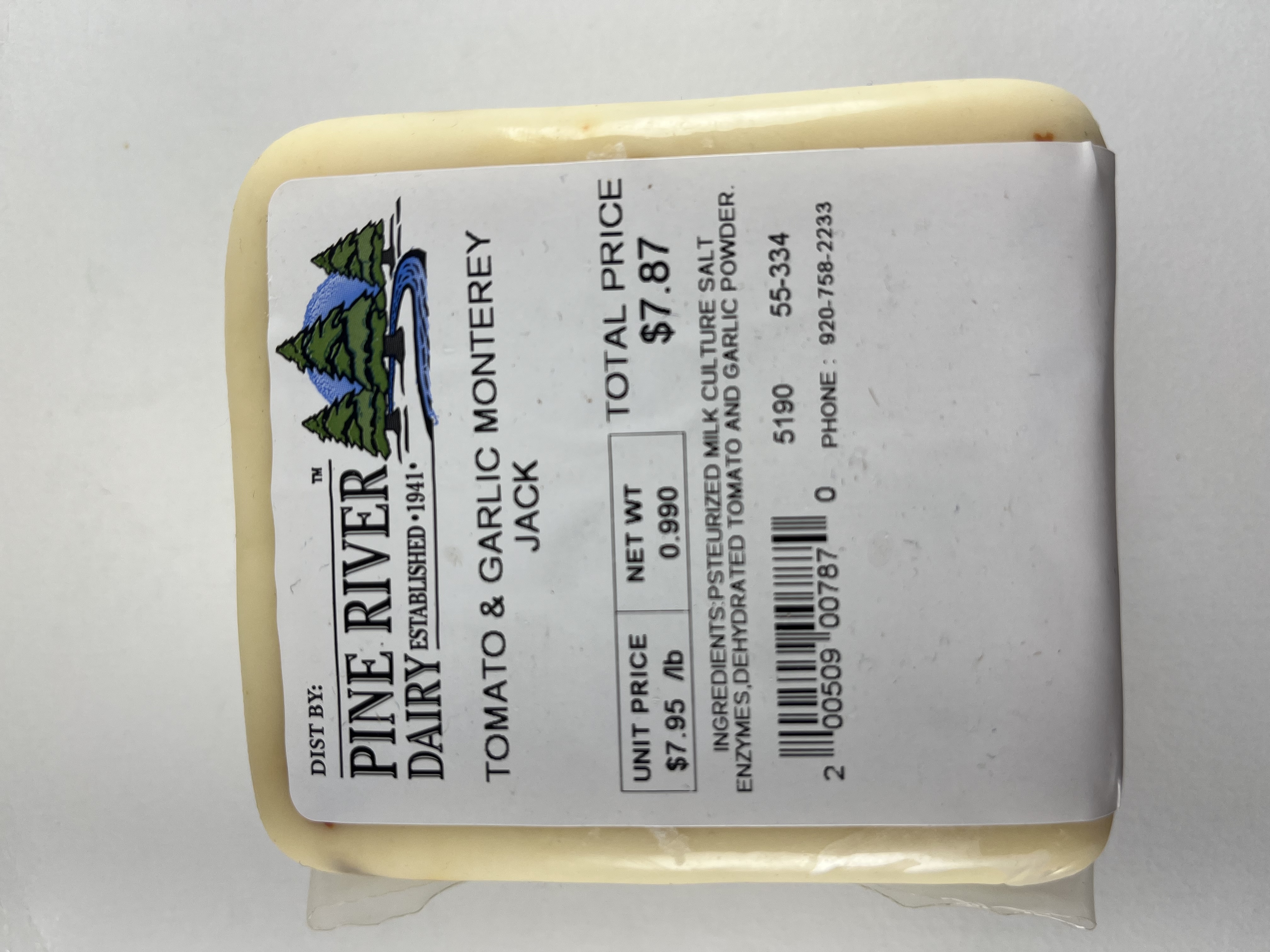Dupont Monterey Jack Cheese With Tomato & Garlic