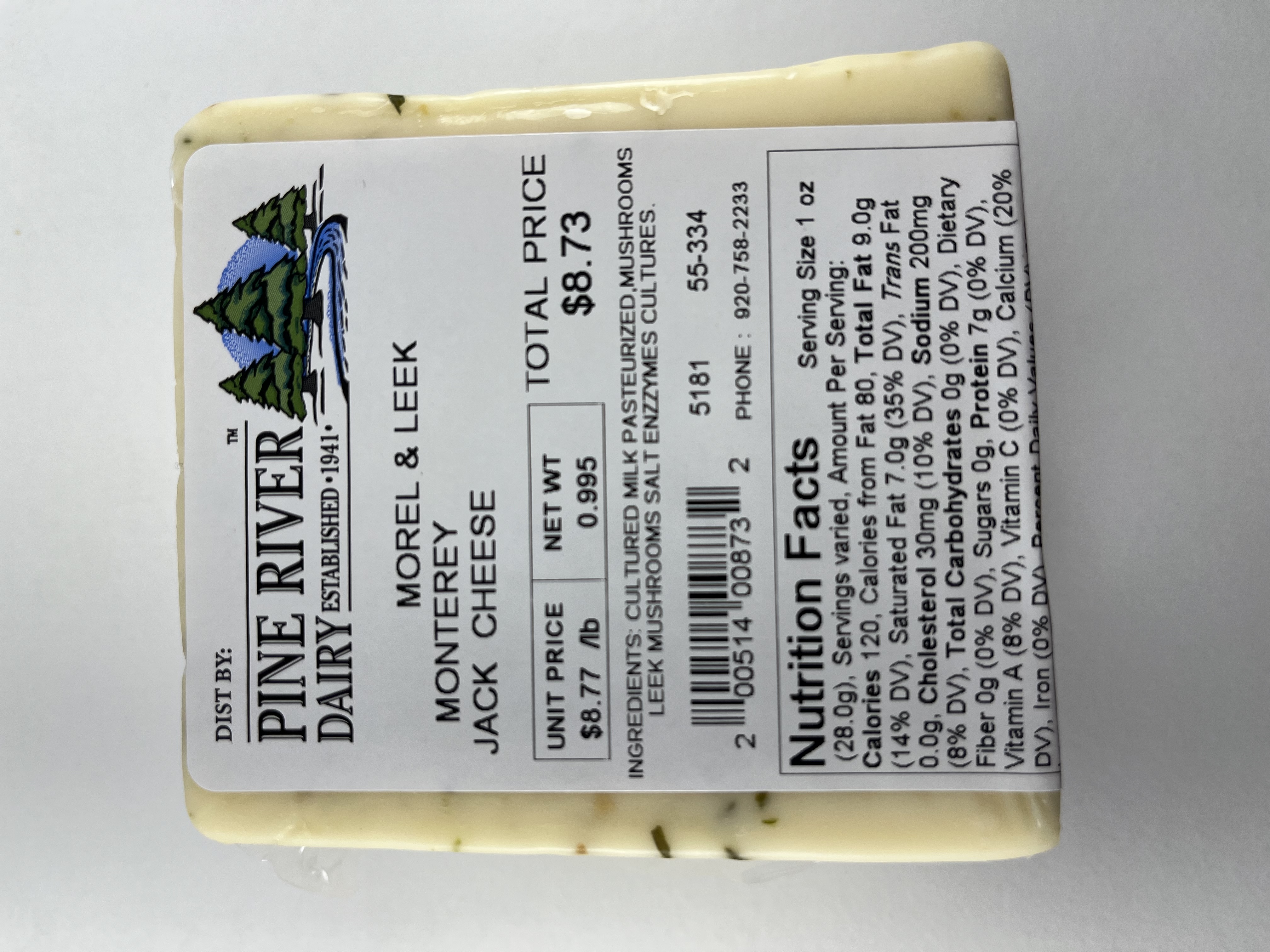 Morel & Leek Jack Cheese