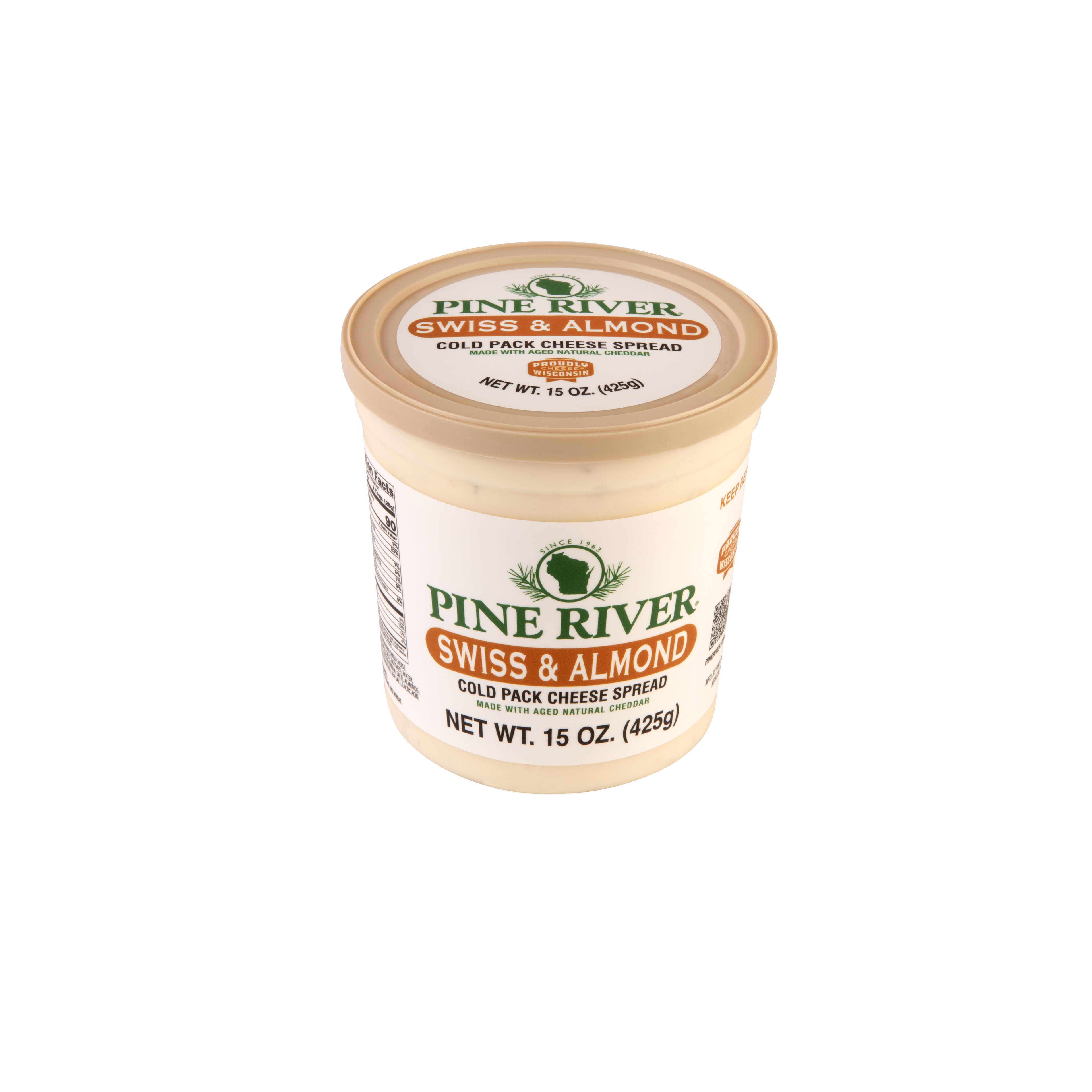 Pine River Swiss & Almond Cheese Spread - Large
