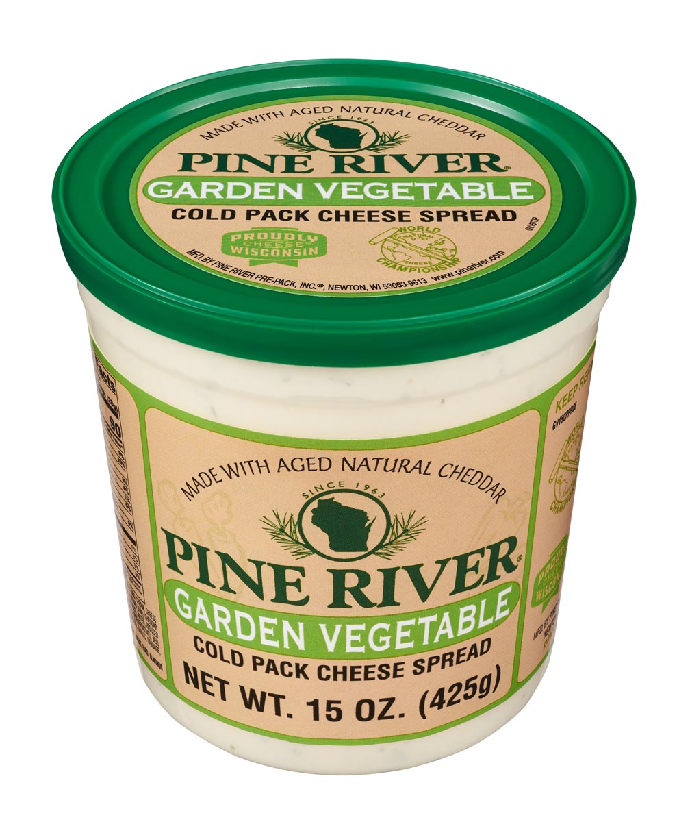 Pine River Garden Vegetable Cheese Spread - Large