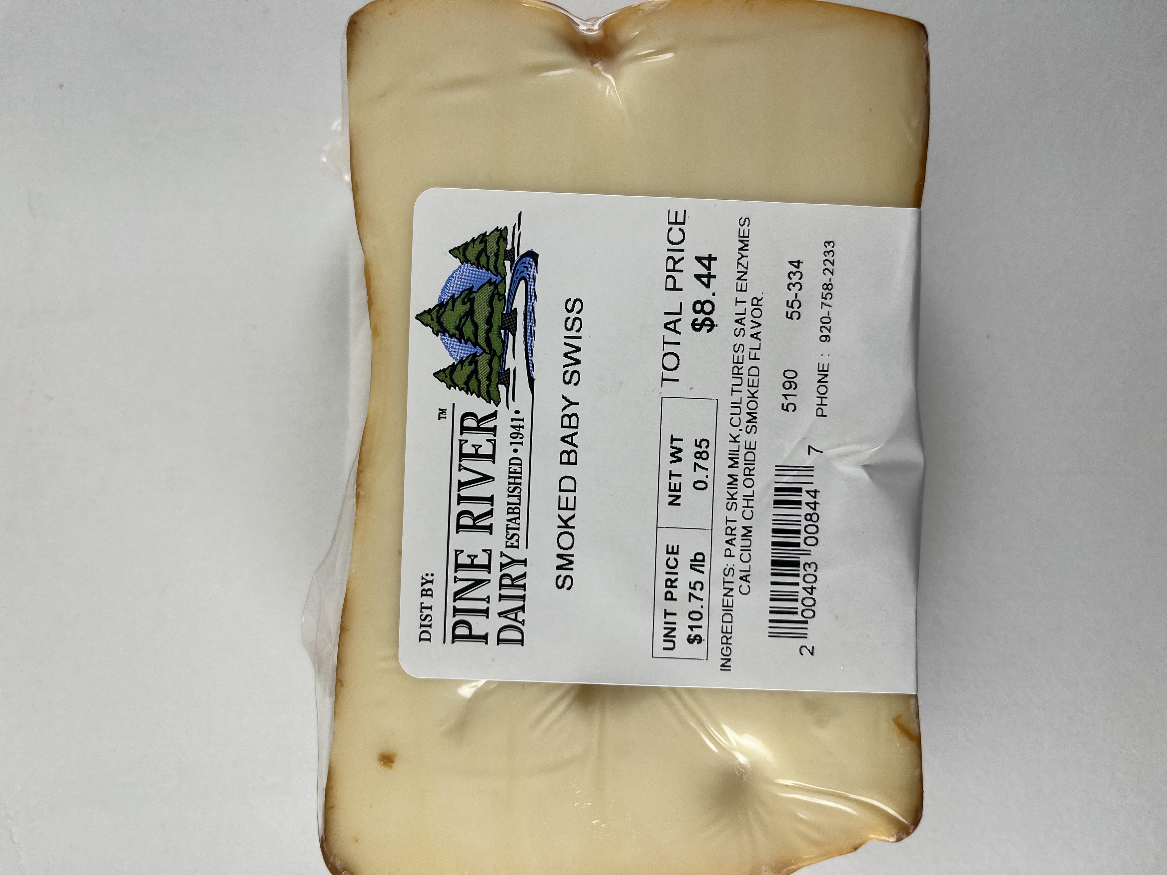 Smoked Baby Swiss Cheese