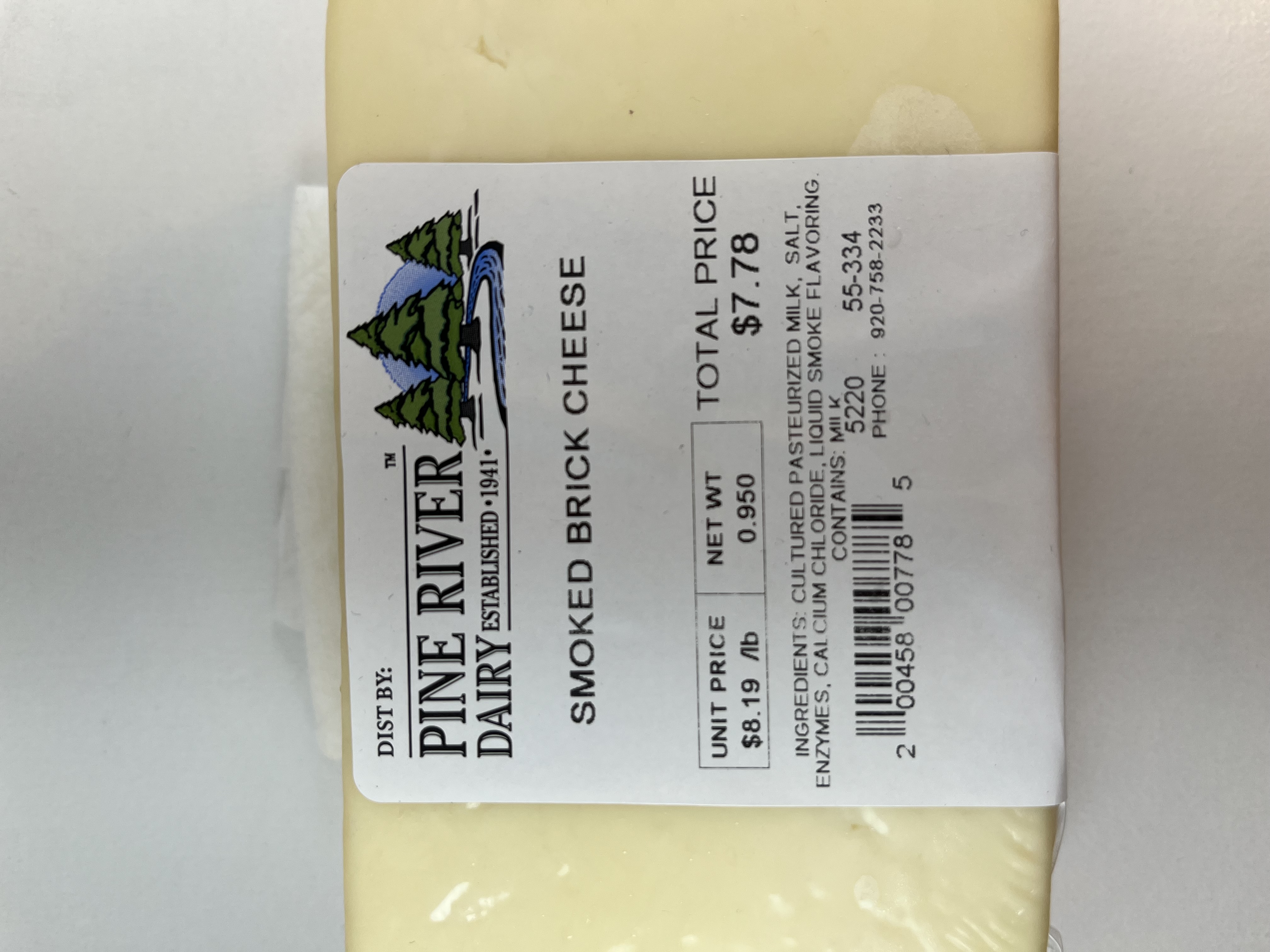 Smoked Brick Cheese