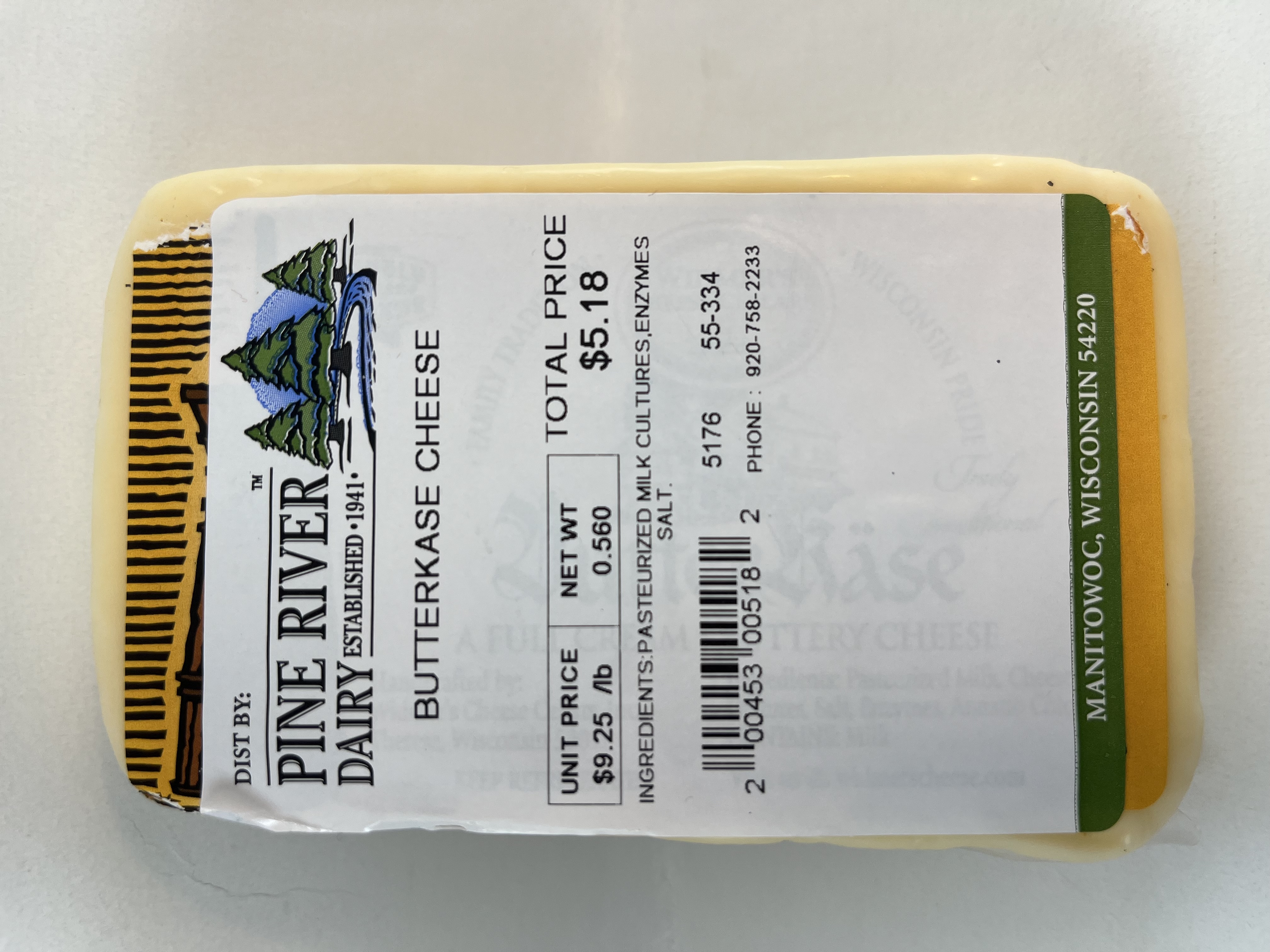 Butterkase Cheese