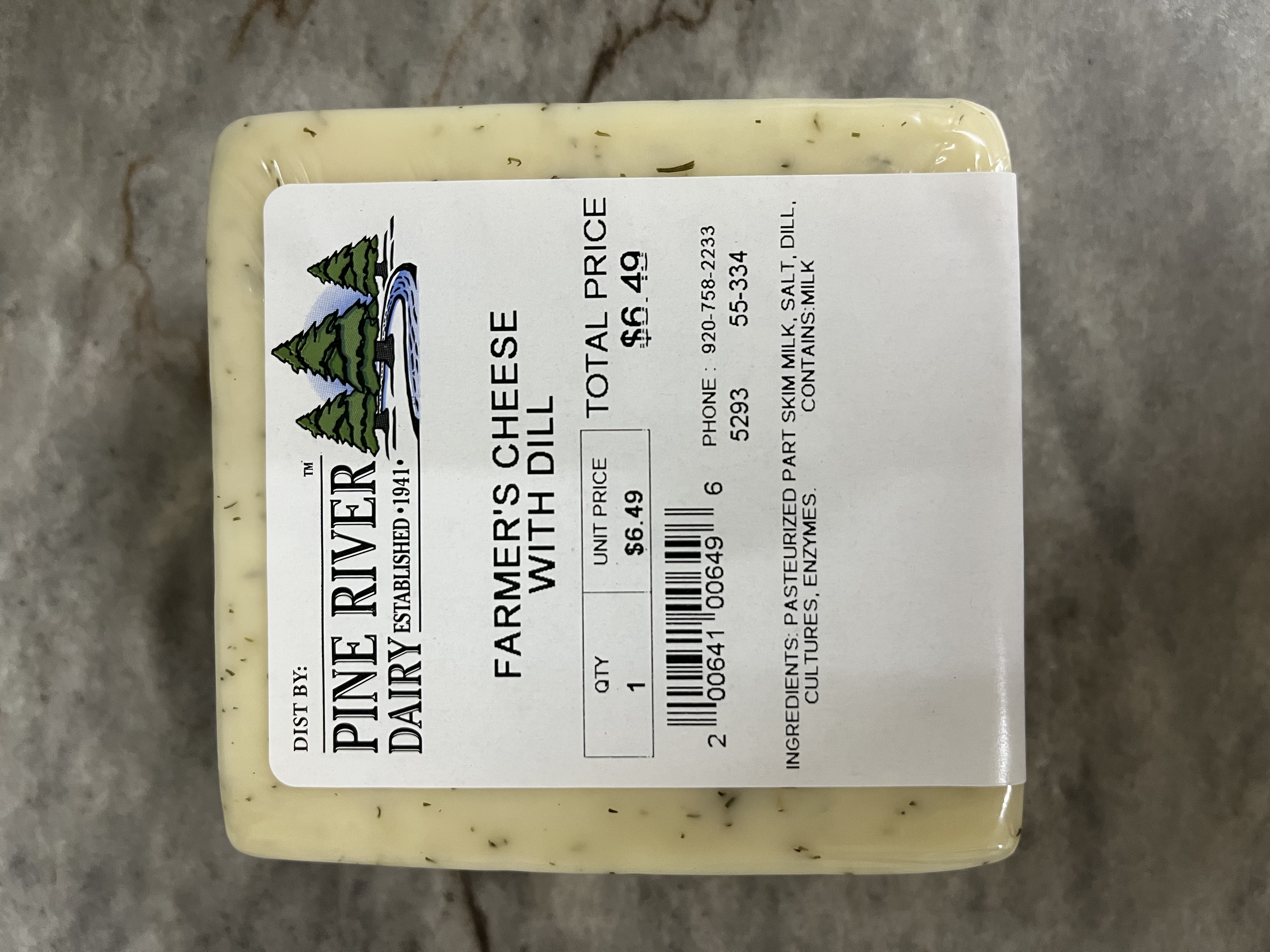 Farmers Cheese With Dill
