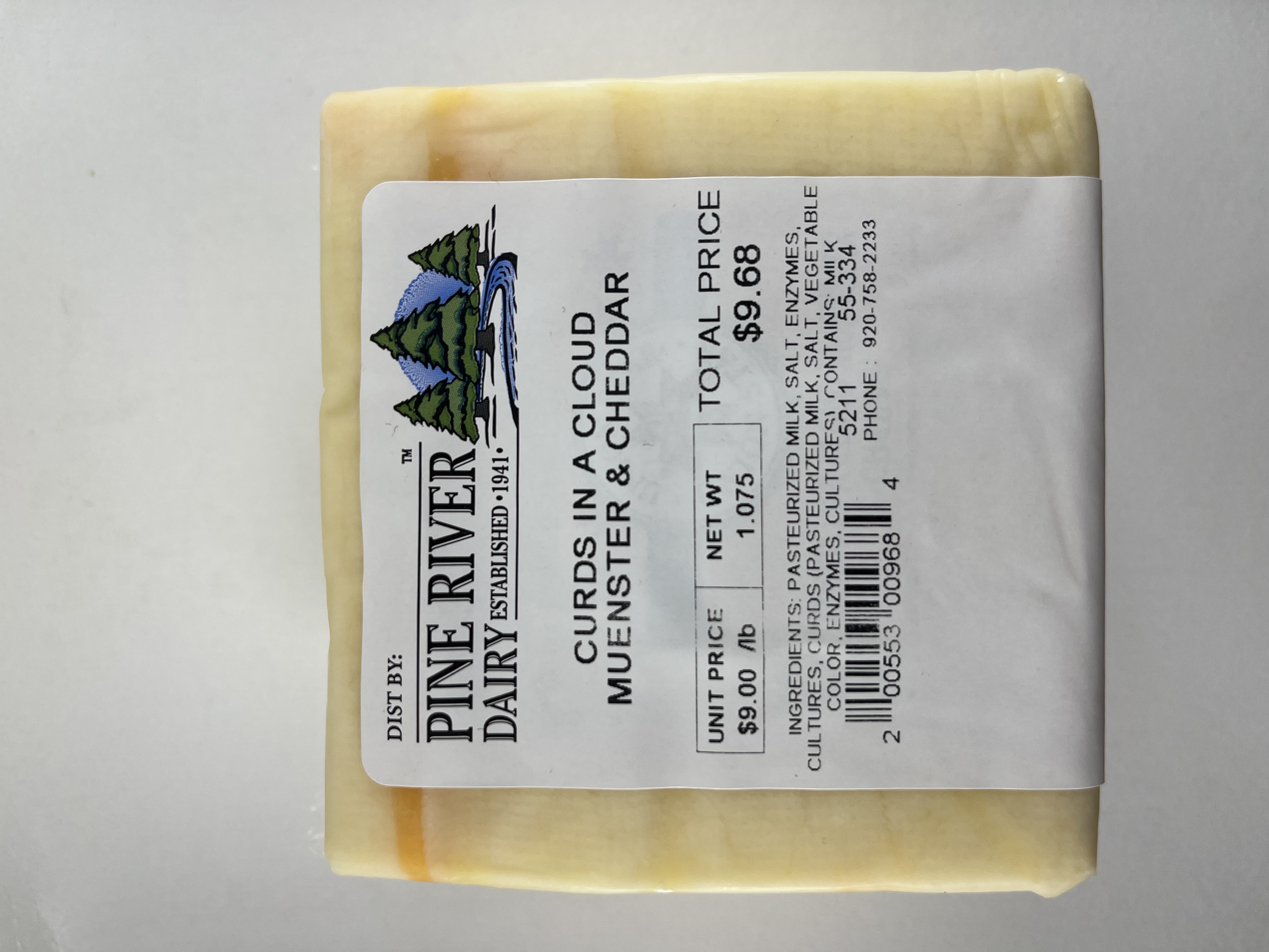 Curds in a Cloud Muenster Cheese