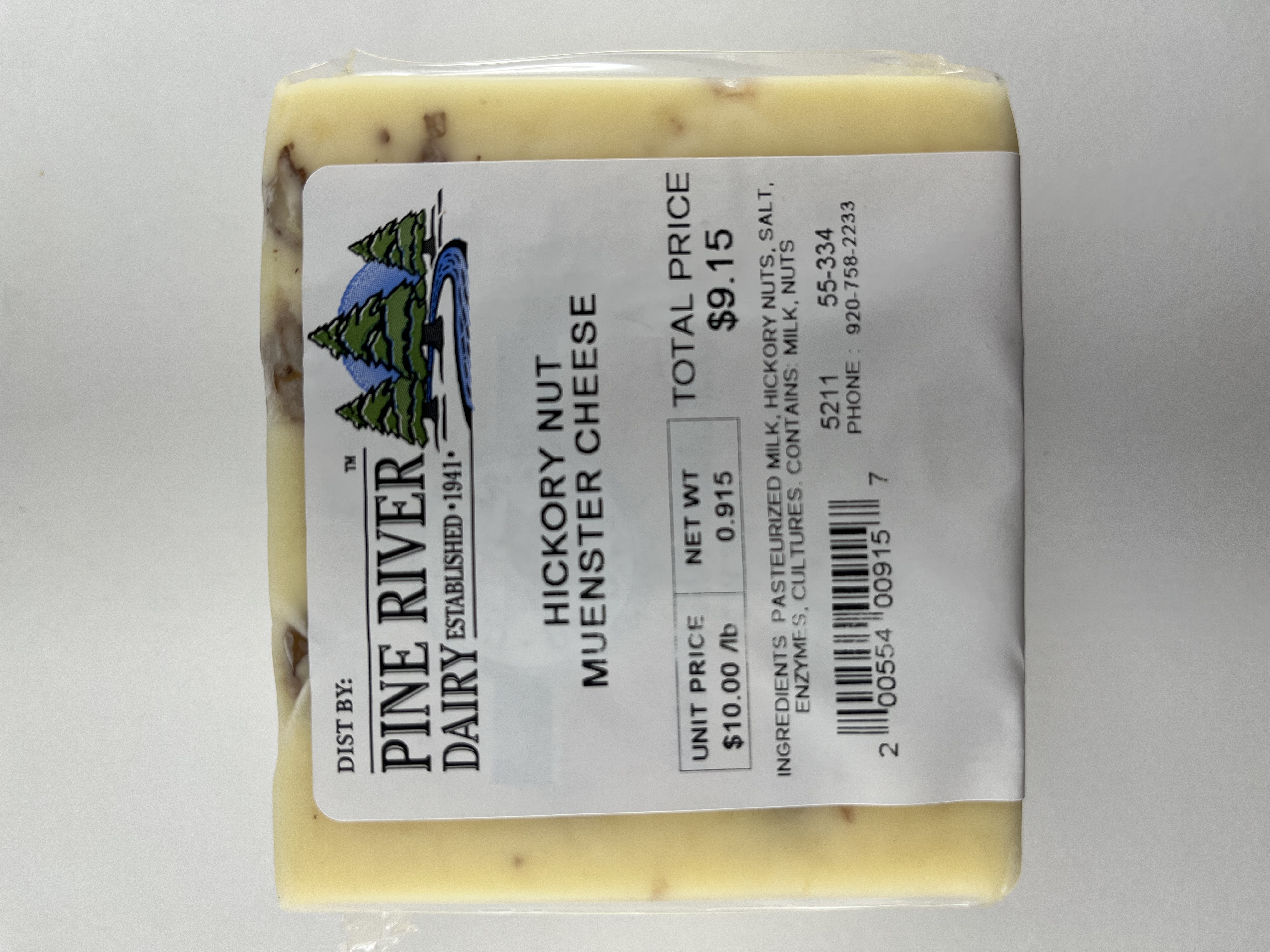 Hickory Nut Muenster Cheese