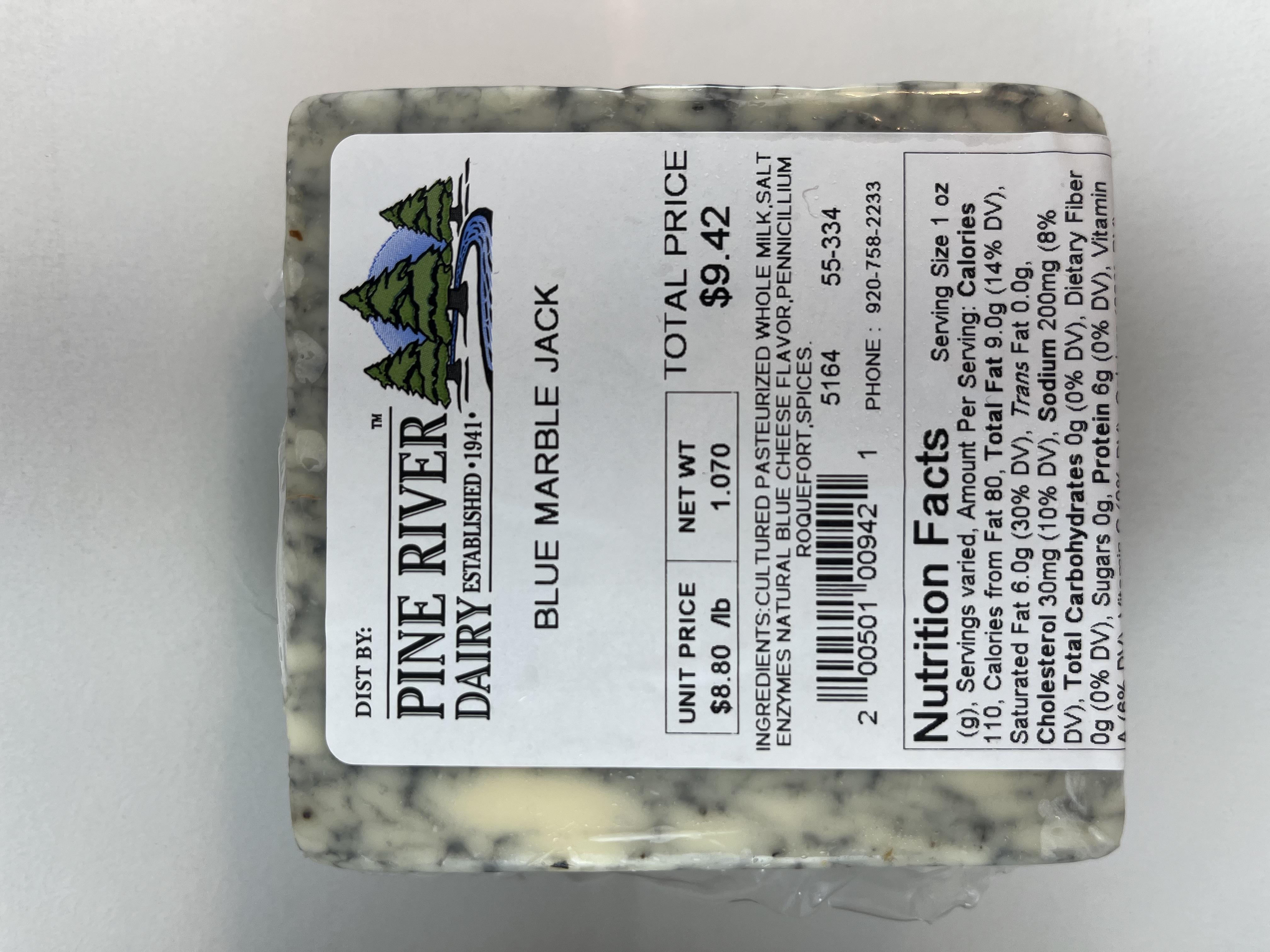 Blue Marble Jack Cheese