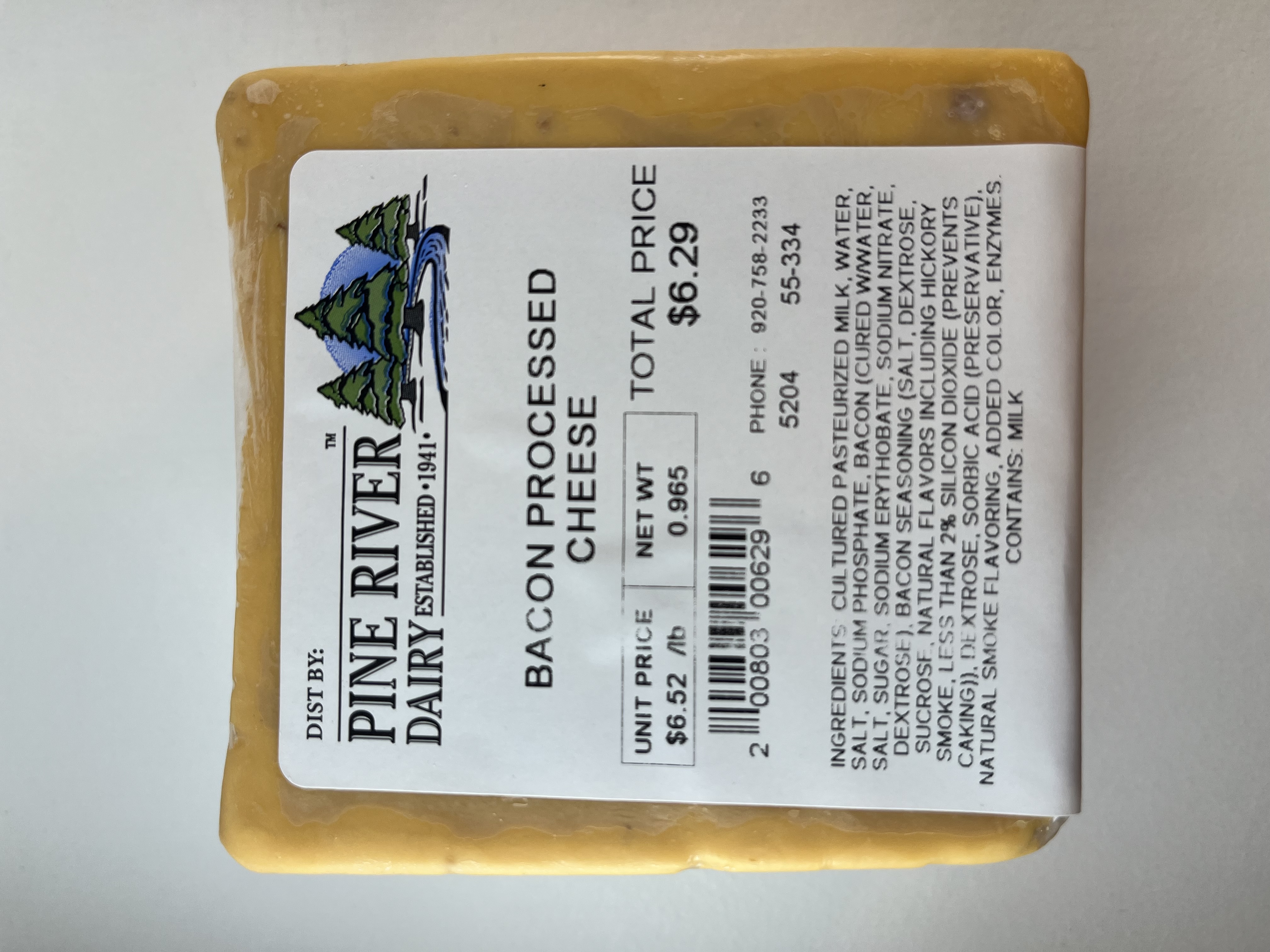 Bacon Process Cheese