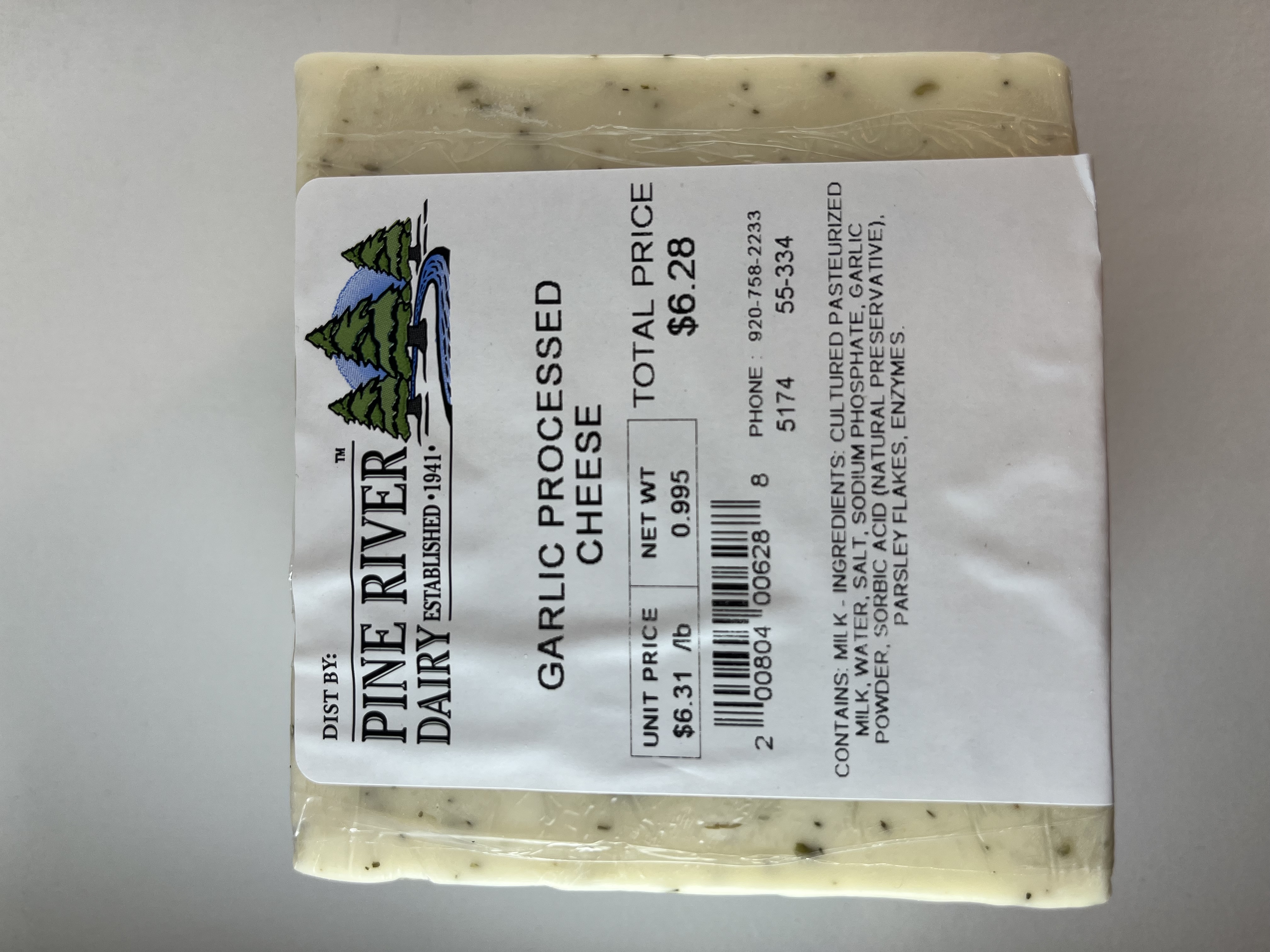 Garlic Process Cheese