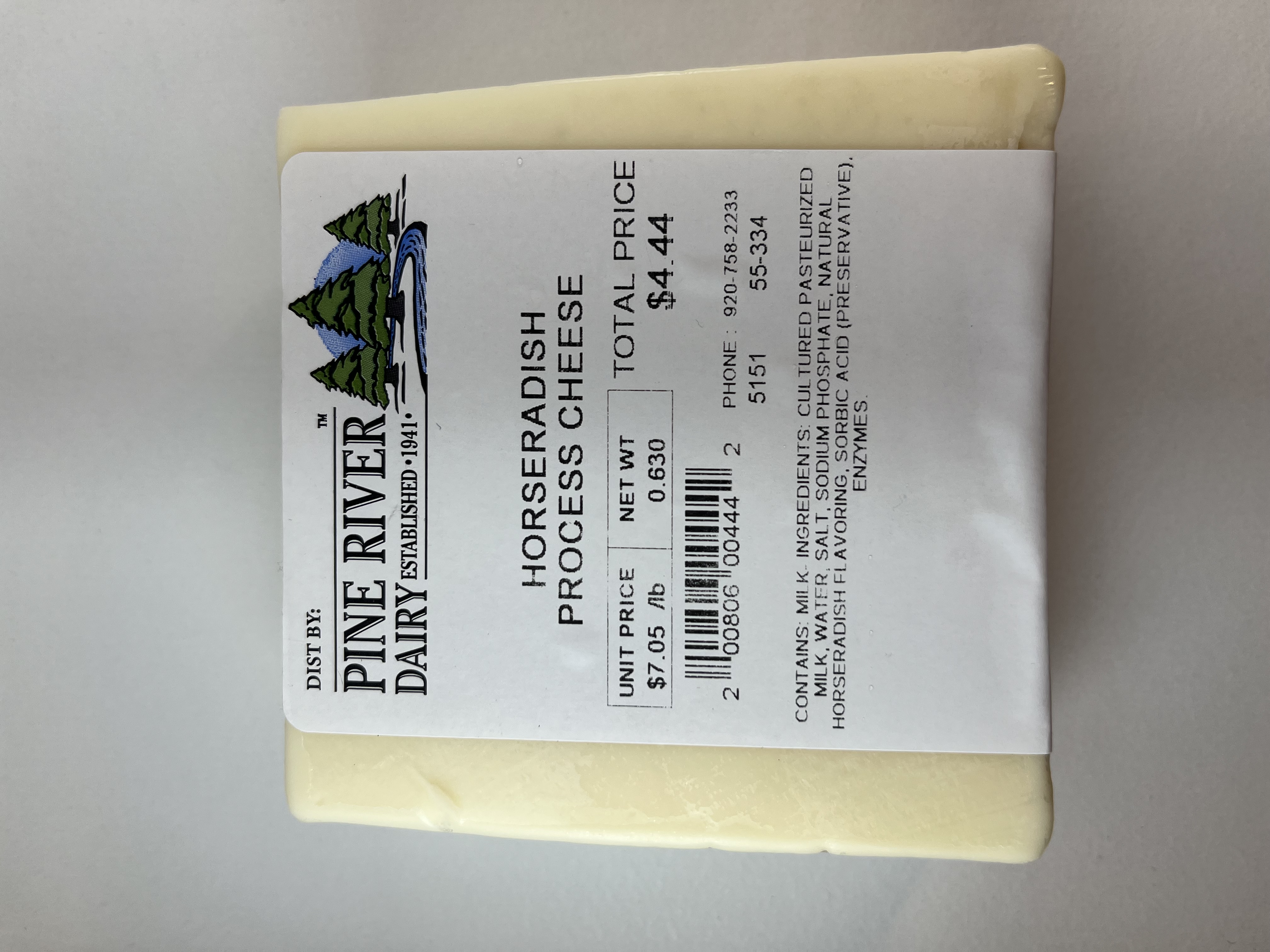 Horseradish Process Cheese Food