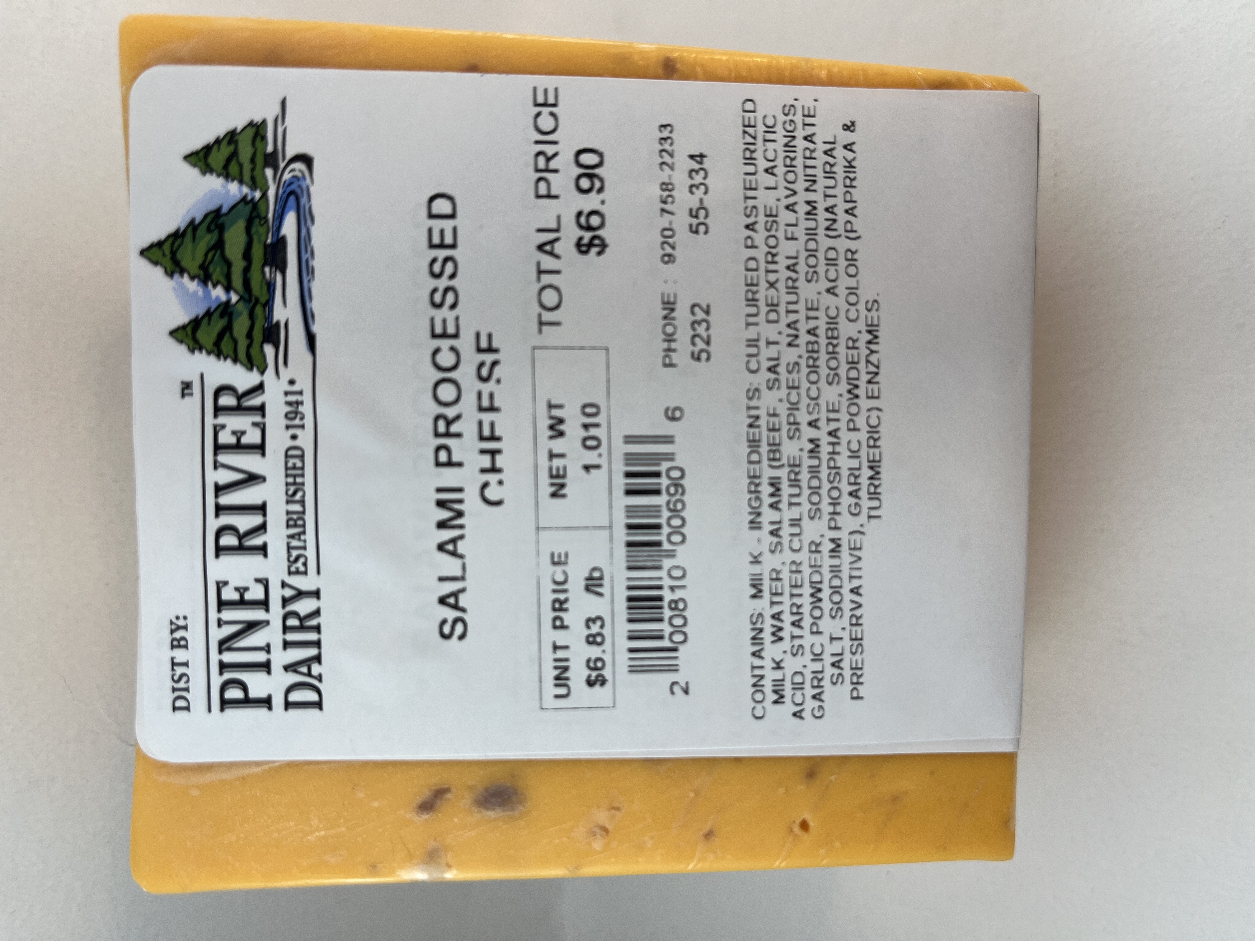 Salami Process Cheese Food