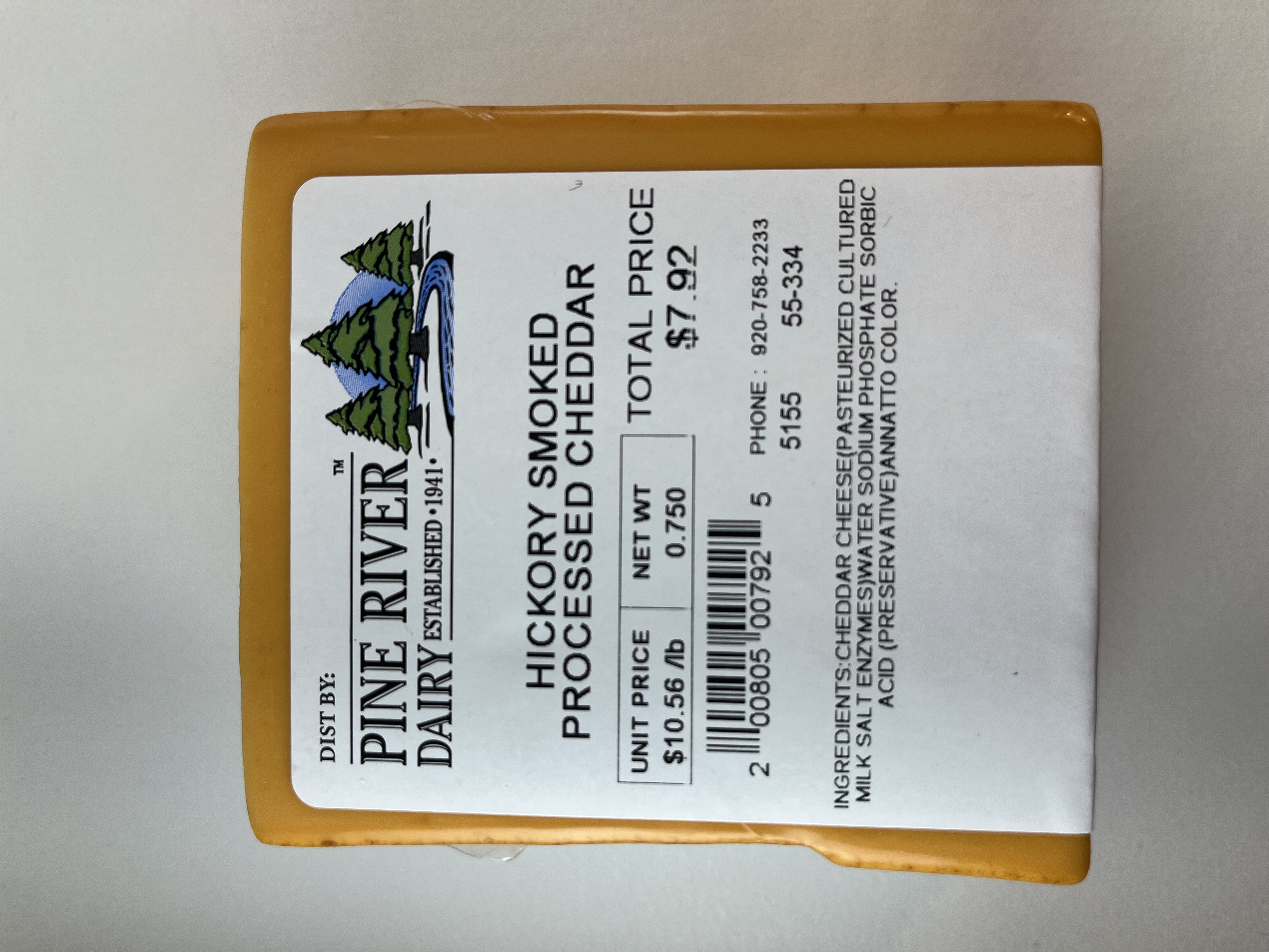 Hickory Smoked Process Cheddar Cheese