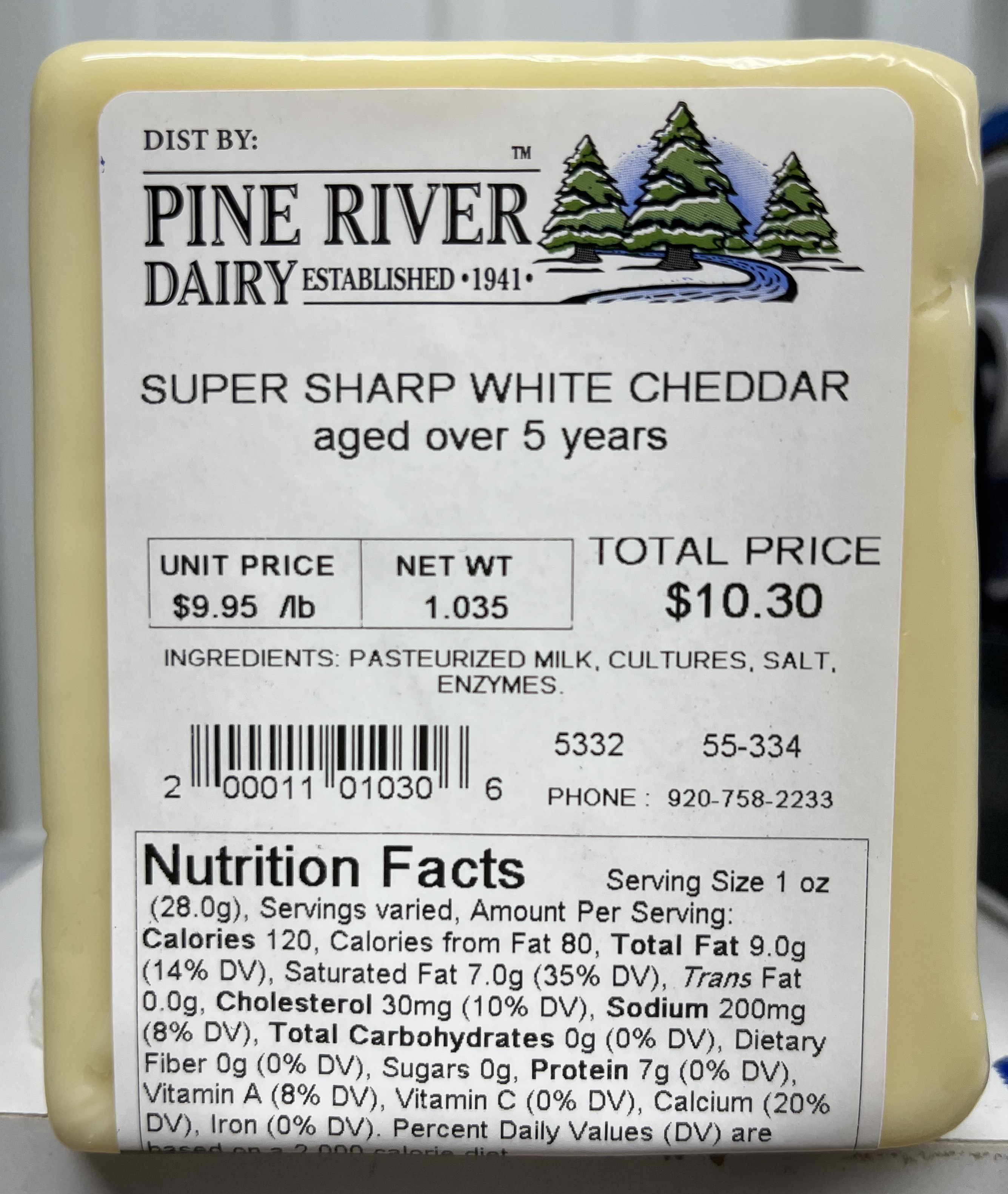 5 Year Old Super Sharp White Cheddar