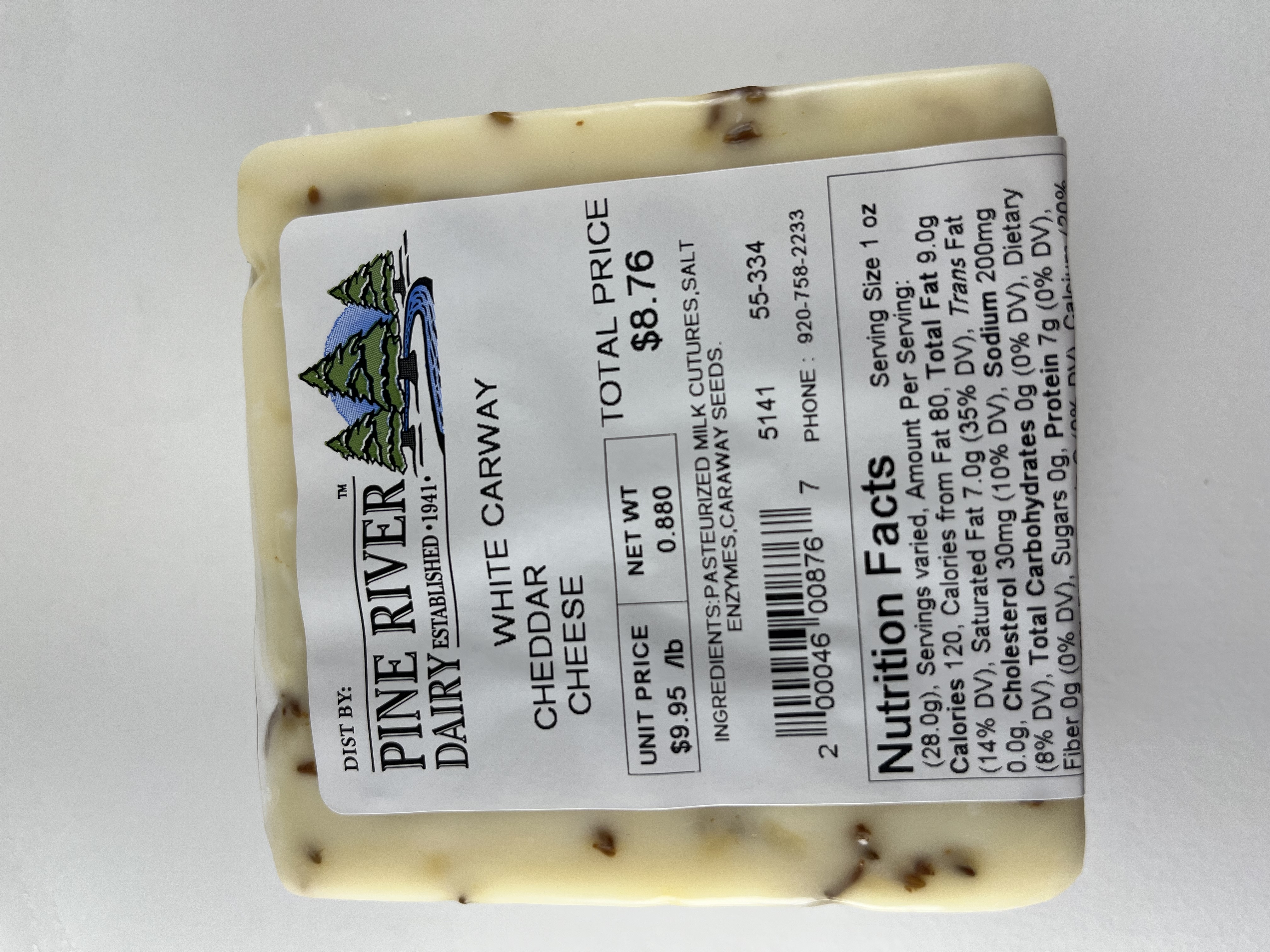 Mild White Cheddar with Caraway