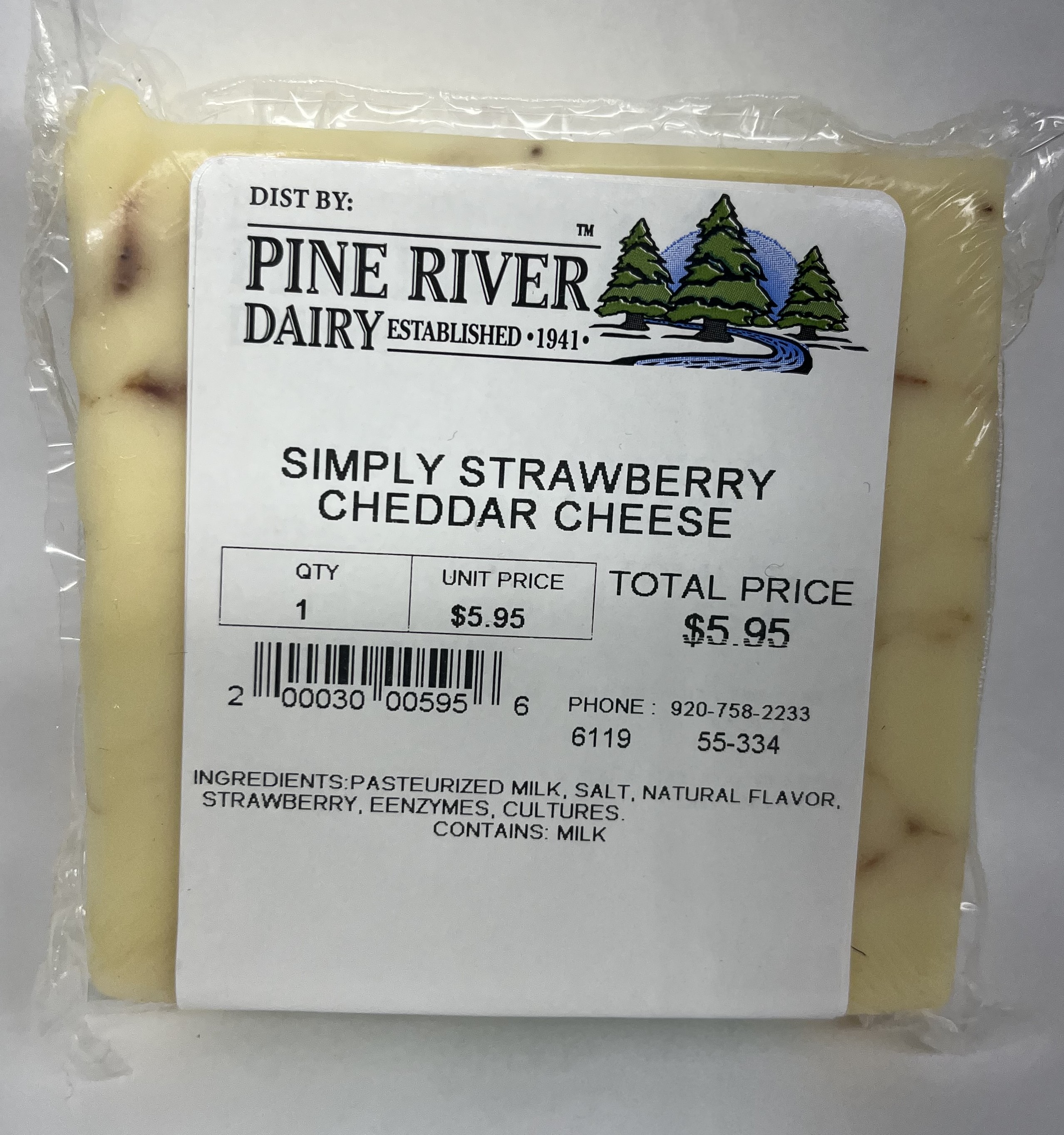 Strawberry Cheddar Cheese