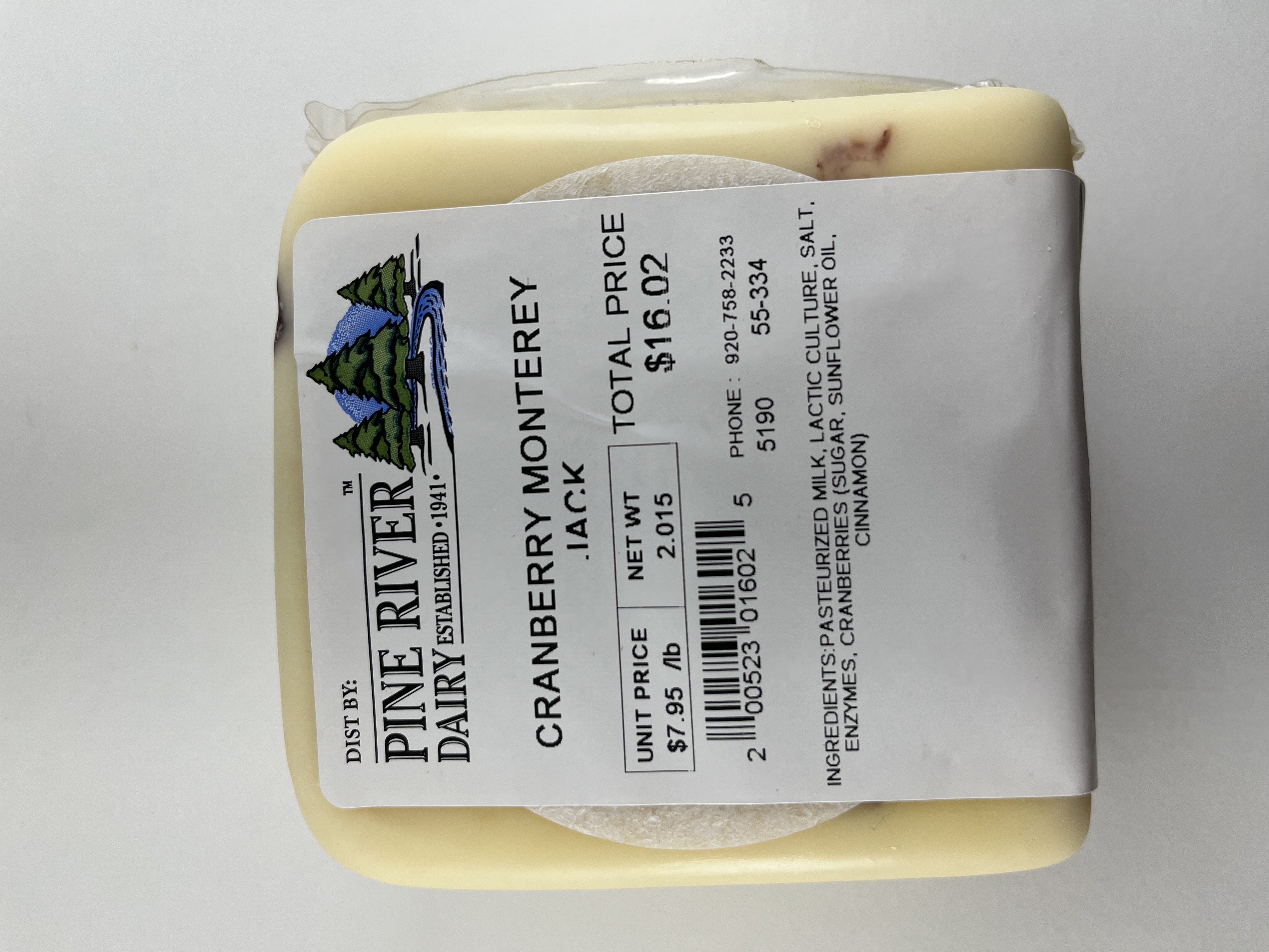 Cranberry Monterey Jack