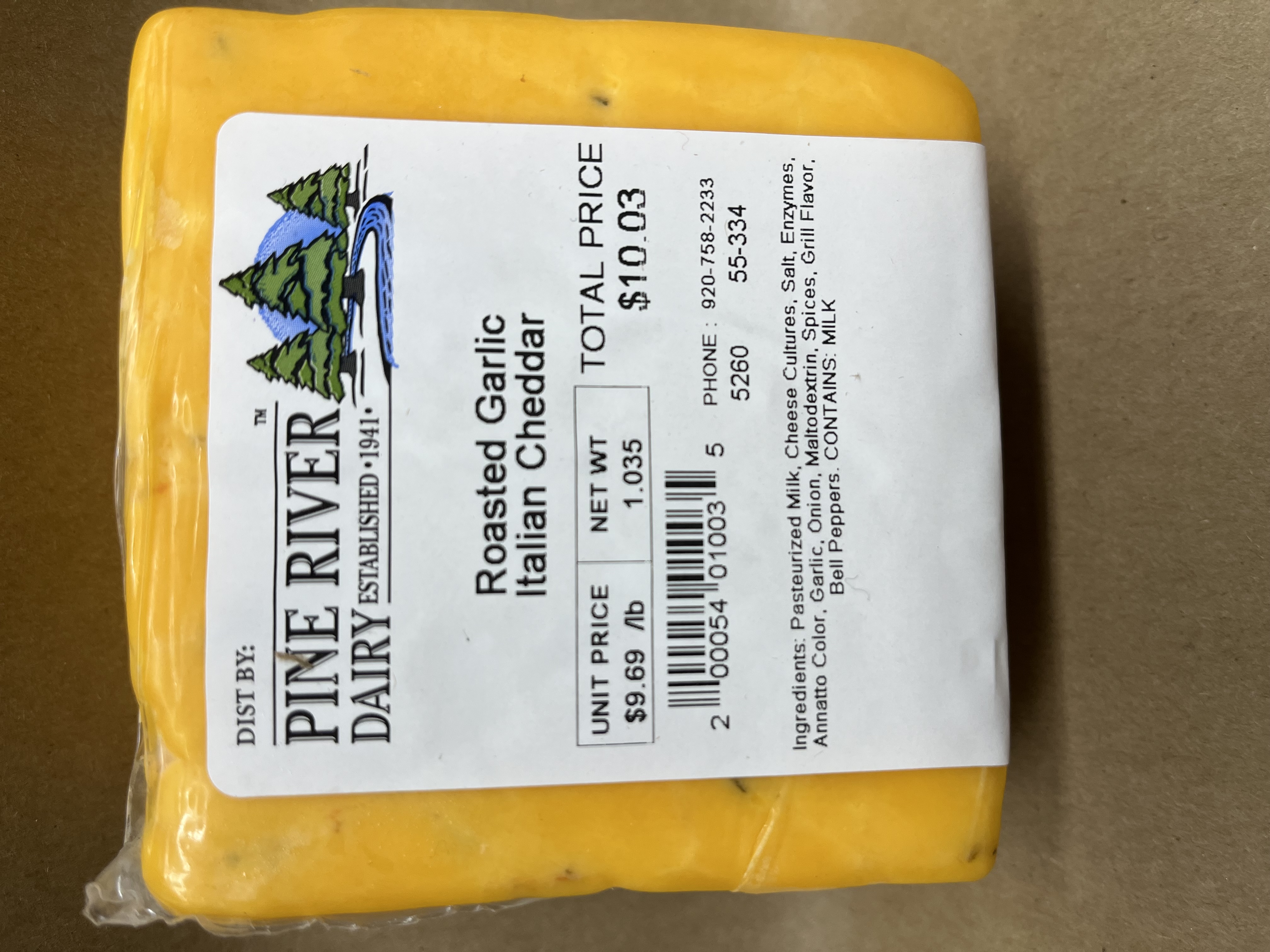 Roasted Garlic Italian Cheddar