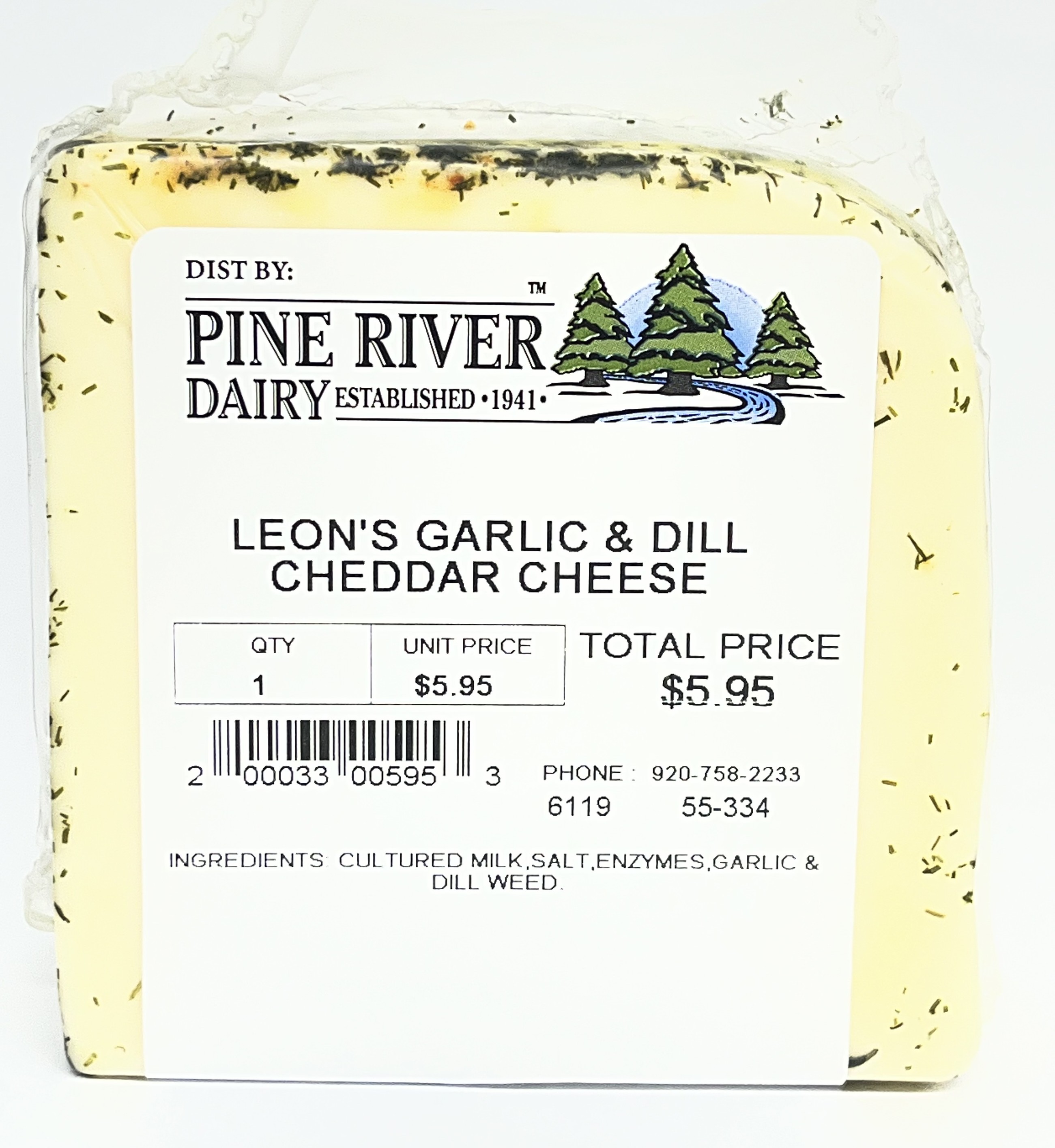 Leon's Garlic & Dill White Cheddar