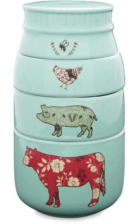 Stackable Measuring Cups - Farm Animals