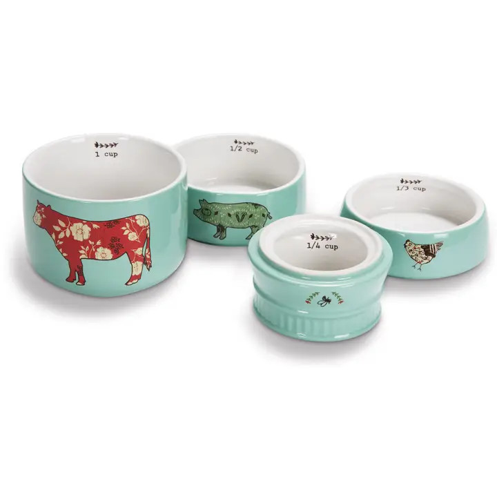 Stackable Measuring Cups - Farm Animals