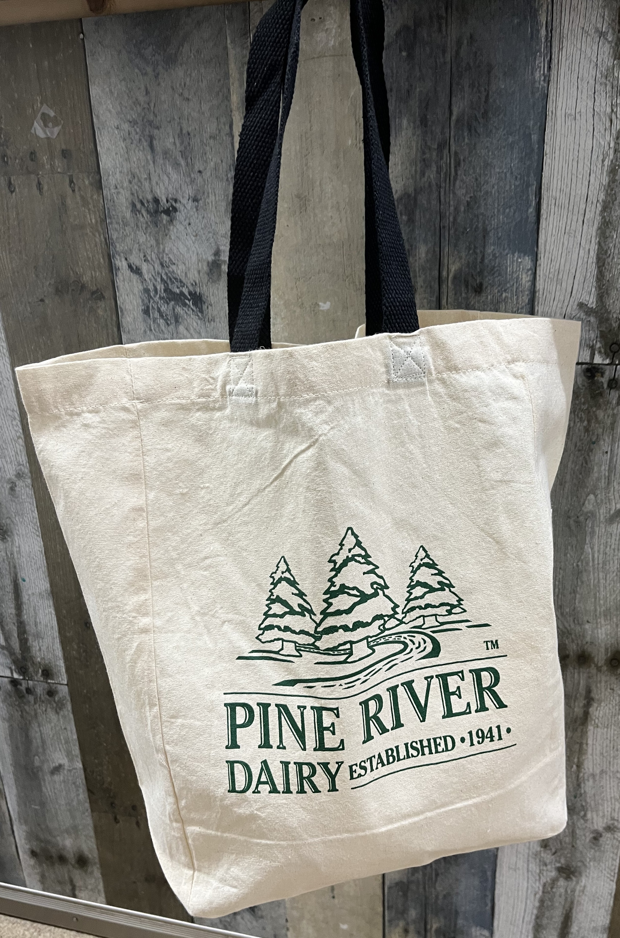 Canvas Pine River Dairy Bag