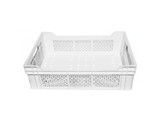 Caja multiuso cosechera 3/4 color blanca F/cer para almacenamiento y transporte agrícola