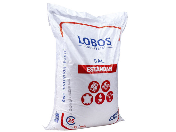 Sal Fina Lobos Industrial Estándar - Saco 25 kg