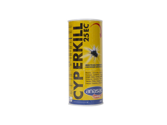 Insecticida ANASAC Cyperkill 25 EC 50 ml para control de plagas