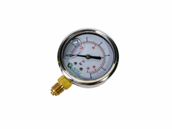 Manómetro COSMOPLAS Con glicerina ¼"