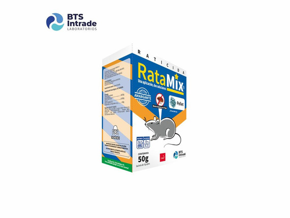 Raticida BTS-INTRADE RataMix Pellet 50 g Raticida BTS-INTRADE RataMix Pellet 50 g