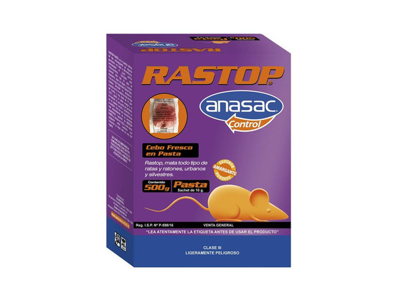 Raticida ANASAC Rastop pasta 500 g