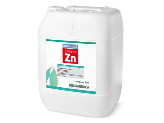 Fertilizante foliar Bioamerica Defender Zinc - Bidón 20 l
