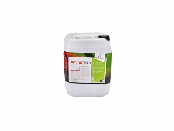 Fertilizante y bioestimulante Aminochem Aminoterra Plus Zinc 20 l