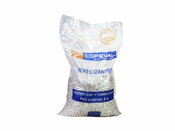 Fertilizante Copeval mezcla 5-33-12 en saco de 25 kg para fertilización de arranque
