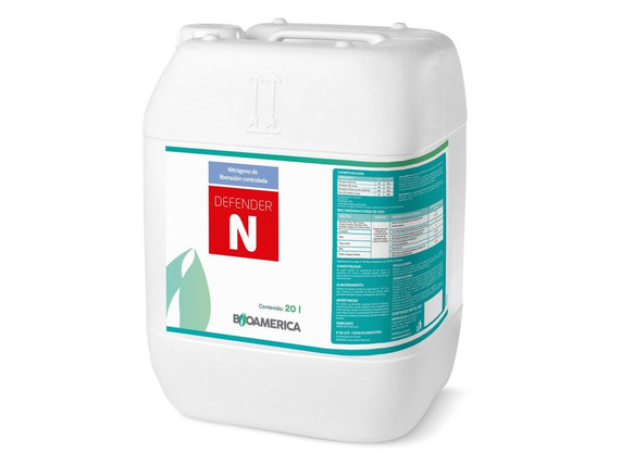 Fertilizante Foliar Bioamerica Defender Nitrógeno 20 L