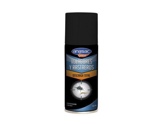Insecticida ANASAC Voladores y rastreros descarga total 150 ml