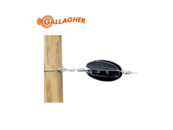 Aislador tipo S Terminal Negro Gallagher 25 Unidades Aislador tipo S Terminal Negro Gallagher 25 Unidades