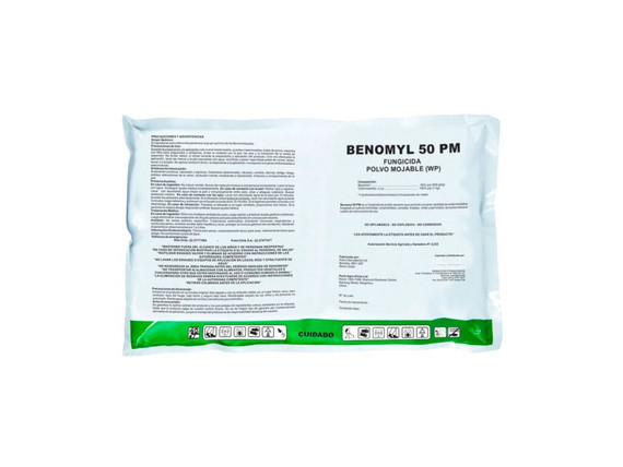 Fungicida Benomyl 50% WP de 1 kg