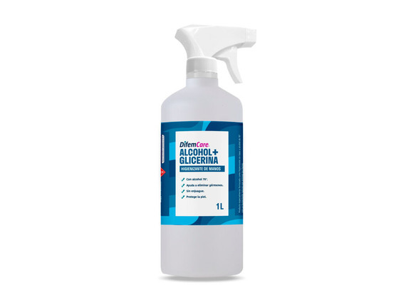 Alcohol + Glicerina Difem Care 1 l Alcohol + Glicerina Difem Care 1 l