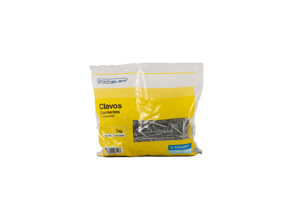 Clavo Corriente Inchalam 3" x 10 - Bolsa 1 kg