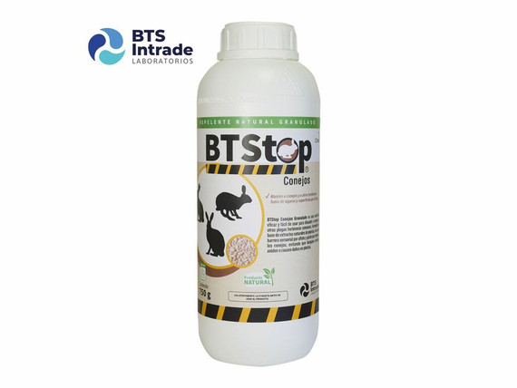 Repelente Natural Granulado para conejos BTStop 750 gr