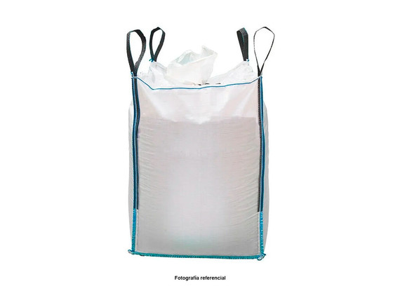 Maxisaco Ventilado 1000 - 1200 kg con tapa leno y buzon de descarga